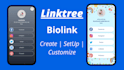create and setup linktree biolink landing page