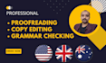 proofread, grammar check, copy edit, rewrite your documents articles book essays