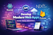 develop modern web apps in react js, next js with API integration and fir