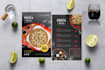 design modern restaurant, food menu design