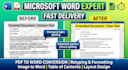 do expert ms word formatting, typing, and PDF to word conversion
