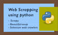 do all kind web scrapping using python  web crawlers