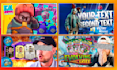design gaming youtube thumbails for fortnite, fall guys, cod, FIFA and more
