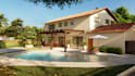 design your backyard, garden, patio and present 3d rendering