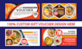 design custom creative gift voucher
