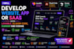 develop website, app or saas using lovable, claude code, cursor vibe coding