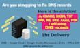 setup or fix any dns records within 1hr like cname, mx, txt