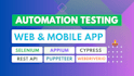 ensure bug free releases with cypress, appium, playwright automation testing