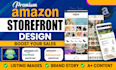 design and create a professional amazon storefront for your fba brand