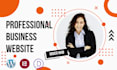 build professional and responsive business web design