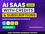 build an ai saas website with credits system, user dashboard and stripe
