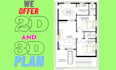 design construction 2d and 3d plan on autocad
