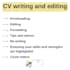 create your CV from scratch