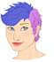 draw a portrait or original character in MSpaint