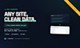 scrape any website and deliver clean data in excel or CSV