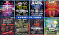 create eye catching music event flyers