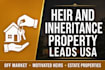 find inheritance heir property leads USA off market