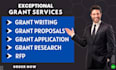 do grant proposals, grant writing, research