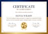 create professional gift, award and diploma certificate urgently
