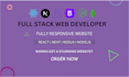 build full stack custom websites with react nodejs HTML CSS bootstrap