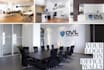 place your logo on to office walls photorealistic mockups