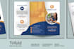 design a professional trifold brochure design