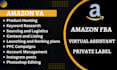 be your amazon fba private label virtual assistant