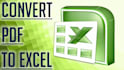 convert pdf to excel, scanned image to excel or google sheet