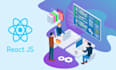 create react web app, responsive react landing page, react website,
