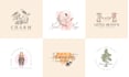 draw a feminine vintage hand drawn line art logo