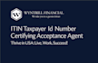 obtain your itin individual taxpayer number as usa irs caa