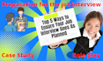 be your mentor for the job interviews
