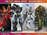 draw gundam, transformers, mecha robot in anime manga style