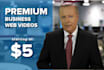 create a premium business web commercial