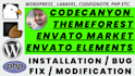 fix, modify and setup your codecanyon envato script professionally