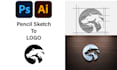 convert your pencil sketch to logo