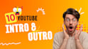 create custom youtube intro and outro screen animations