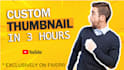 design amazing clickbait youtube thumbnail
