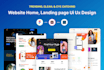make figma website design, figma landing page, website ui ux, saas landing page
