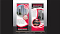 design roll up banner, billboard, stand banner, poster