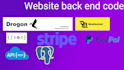 code your website back end