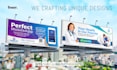 design billboard, yard sign, signage, signboard, backdrops