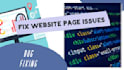 fix your website issues, errors, and website design