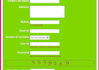 interactive registration page in php