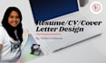 create a CV, resume, and cover letter design on canva professionally