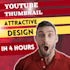 create attractive thumbnail for youtube instagram reels in 4 hours