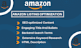 do amazon listing optimization