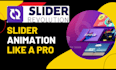 design a slider revolution in wordpress website