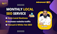do monthly local SEO service for map and website