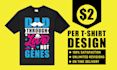 do bulk t shirt and typography t shirt design for pod